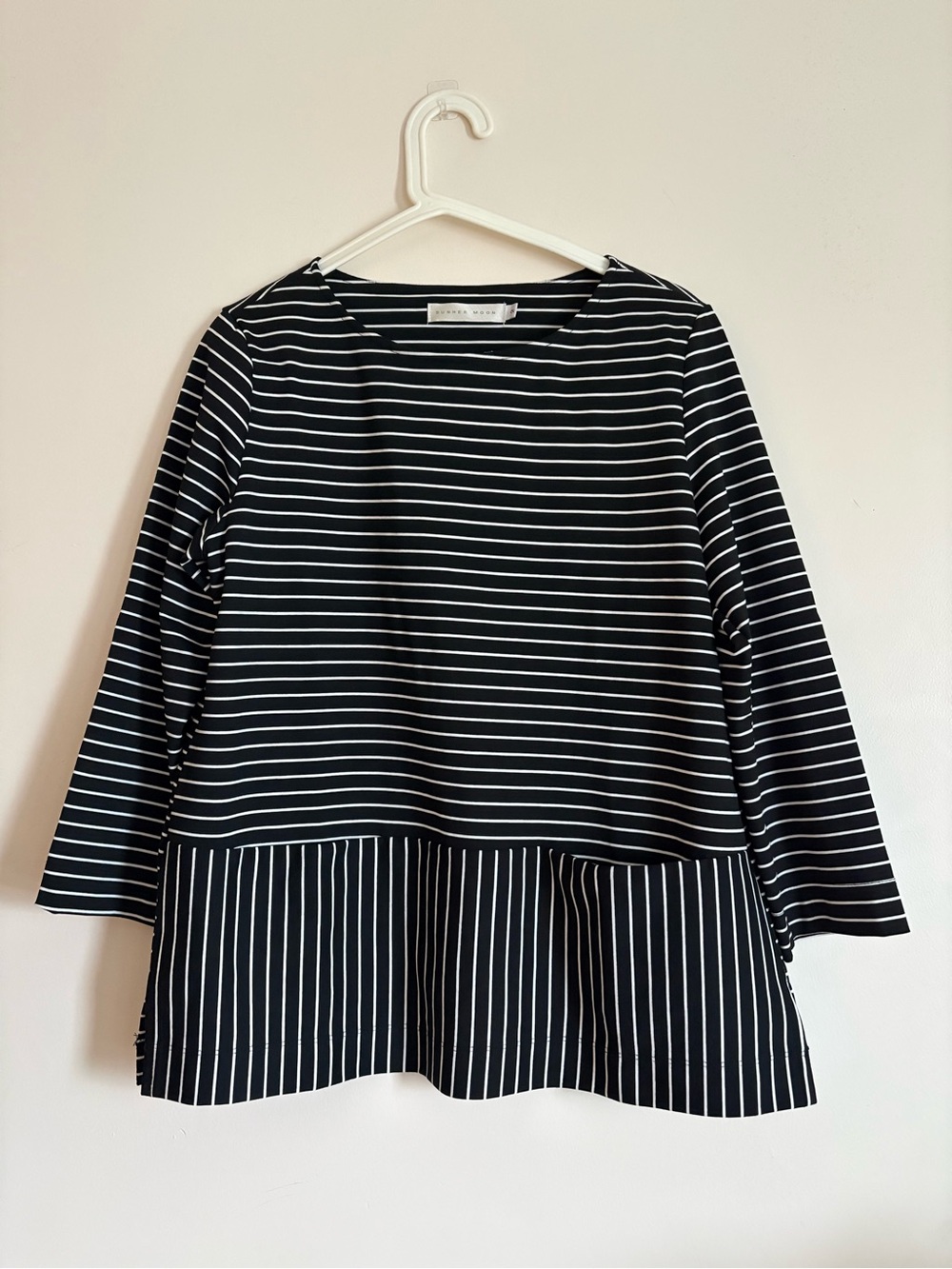 Black and White Striped Sunhee Moon Top in a size 2 / Medium